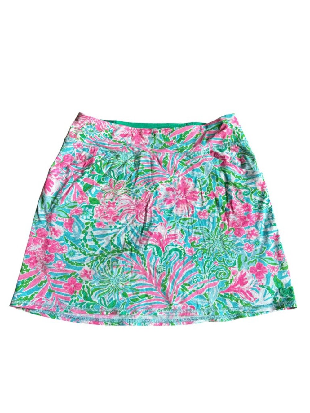 Lilly Pulitzer Luxletic Skort Womens Golf Athletic Pink Amalfi Blue Small
